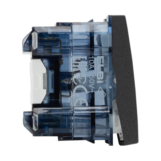 Intrerupator revenire 1 Modul, antracit mat, Elbi, Moda Voice