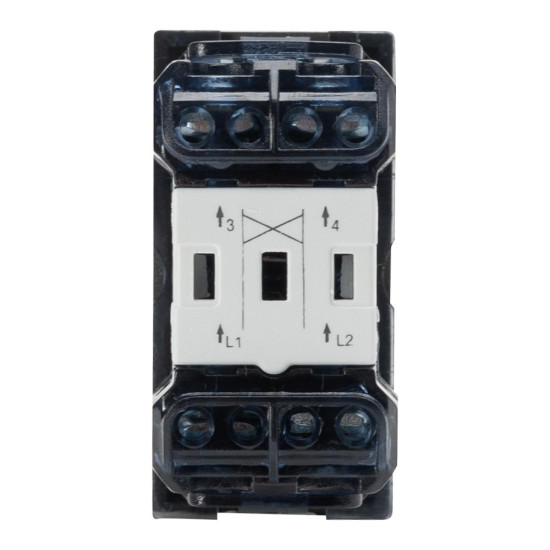 Intrerupator cruce 1 Modul, antracit mat, Elbi, Moda Voice