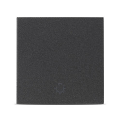 Intrerupator revenire 2 Module, antracit mat, Elbi, Moda Voice