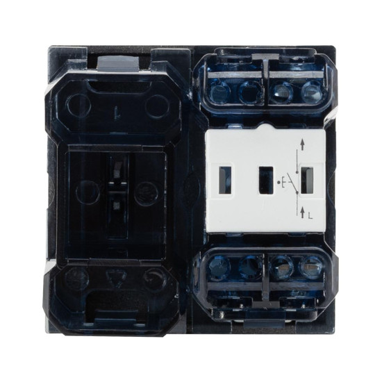 Intrerupator revenire 2 Module, antracit mat, Elbi, Moda Voice