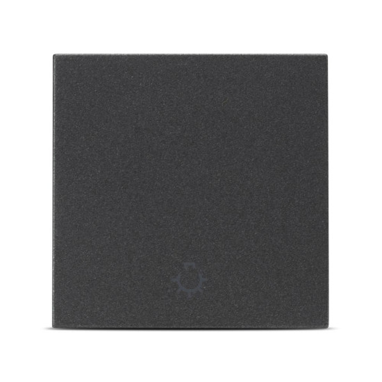 Intrerupator revenire 2 Module, antracit mat, Elbi, Moda Voice
