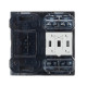 Intrerupator cruce 2 Module, antracit mat, Elbi, Moda Voice