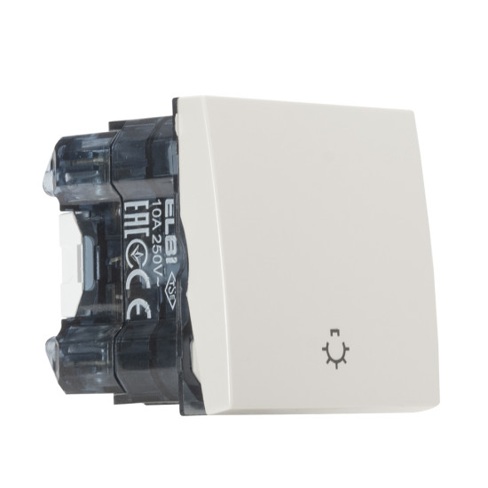 Intrerupator 2 Module, revenire, bej mat, Elbi, Moda Voice