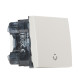 Intrerupator 2 Module, revenire, bej mat, Elbi, Moda Voice