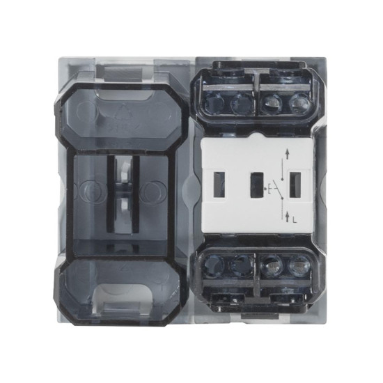 Intrerupator 2 Module, revenire, bej mat, Elbi, Moda Voice