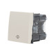 Intrerupator 2 Module, cruce, bej mat, Elbi, Moda Voice