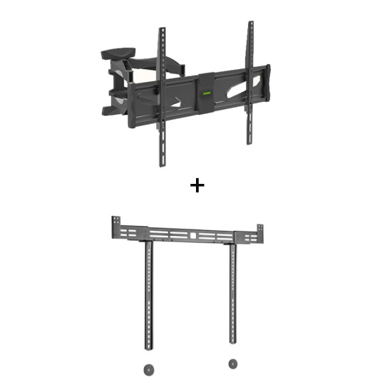 Pachet Suport TV Blackmount WPLB-2402 Suport Soundbar Blackmount SB-55