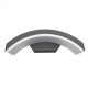 Aplica LED de exterior bumerang, 24W=160W, 3000K, lumina calda, 2160Lm, IP65