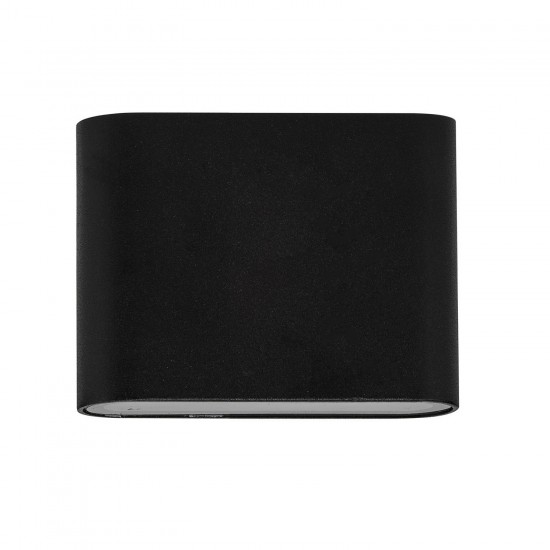 Aplica LED de exterior extra-plata, 6W=40W, 3000K, lumina calda, 540Lm, IP65