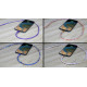 Cablu Graffiti Tellur USB to Lightning,  3A, 1m, roz