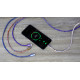Cablu Graffiti Tellur USB to Type-C, 3A, 1m, albastru