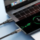 Cablu transparent Tellur USB to Lightning, 2.4A, 1m, negru
