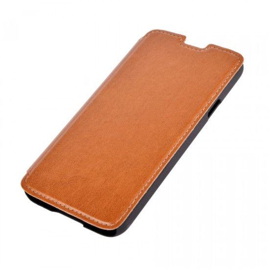 Husa de protectie Tellur Folio pentru Samsung S5 Mini, Brown