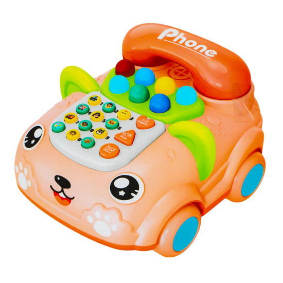 Telefon, pentru bebelusi, cu baterii