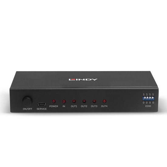 Splitter HDMI 10.2G cu 4 porturi, Lindy 38159