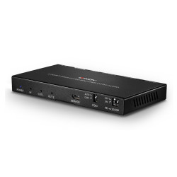 Splitter HDMI 18G cu 2 porturi, audio și reducere a scalarii, Lindy 38230