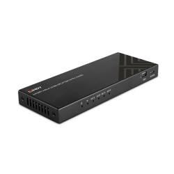 Splitter HDMI 8K60 cu 4 porturi, audio și reducere a scalării, Lindy 38535