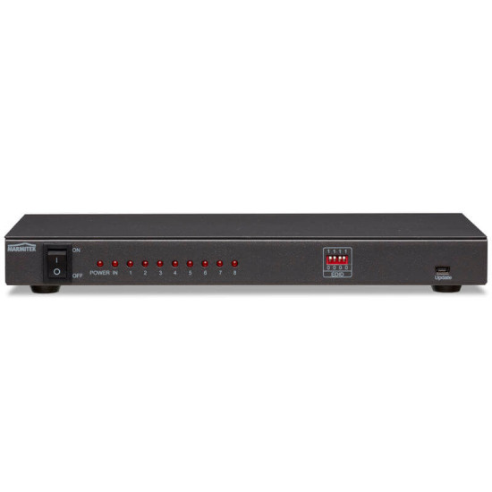Splitter HDMI Marmitek 418 UHD, cu suport 4K UHD – o intrare/ 8 iesiri