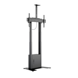 Stand TV motorizat de podea cu dulap si suport camera, Multibrackets MB-8588, 42-100", max.120kg, negru