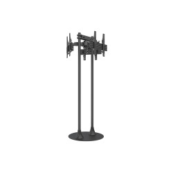 Stand TV de podea triplu Multibrackets Pro MBF3U, cod MB-7697 , diagonala 32''-65'', max. 30 kg/ ecran, negru