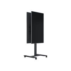 Stand TV mobil, spate la spate Multibrackets MB-5983, diagonala 55"-80", 2 x 40 kg, inaltime 180 cm