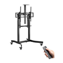 Stand TV mobil, motorizat, Blackmount BM-MOT120, 55”-100”, max.120 kg, eligibil PNRAS/PNRR