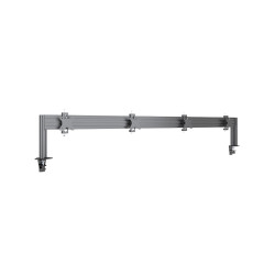 Suport pentru patru LCD Multibrackets MB-5537, montare pe masa cu clema, argintie