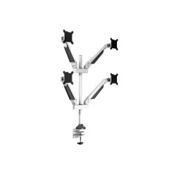 Suport 4 monitoare Gas Lift Multibrackets MB-7211, 15"-32", min.2 - max.10 kg/monitor, alb