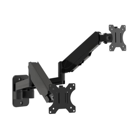 Suport 2 monitoare de perete Multibrackets MB-0037, 17"-32", max.8 kg, Negru