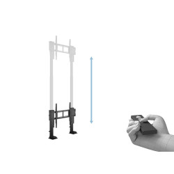 Stand TV motorizat cu telecomanda Multibrackets MB-7358, diagonala 55"-100", max.100kg , negru
