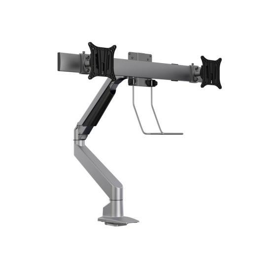 Suport 2 monitoare Gas Lift Multibrackets MB-5938, 15"-28", min.2x1-max.2x5 kg , argintiu