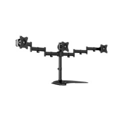 Stand pentru 3 monitoare de masa Multibrackets MB-3392, 15"- 27", max. 8 kg / monitor, Negru