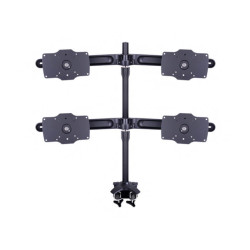 Suport 4 monitoare/LCD birou Multibrackets,15"-32", negru, 4 brate, cu clema prindere pe birou