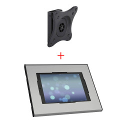 Suport tableta de perete  Multibrackets 3497 si Vogel's PTS2010, securizat, rotabil in jurul axului 360 grade