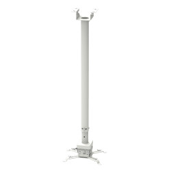 Suport videoproiector tavan GATV3, reglabil 86-147 cm, max. 15 kg, alb