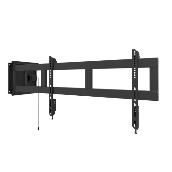 Suport TV de perete Swingarms 180 de grade Multibrackets MB-2654, 70"- 84", max.125 kg, negru