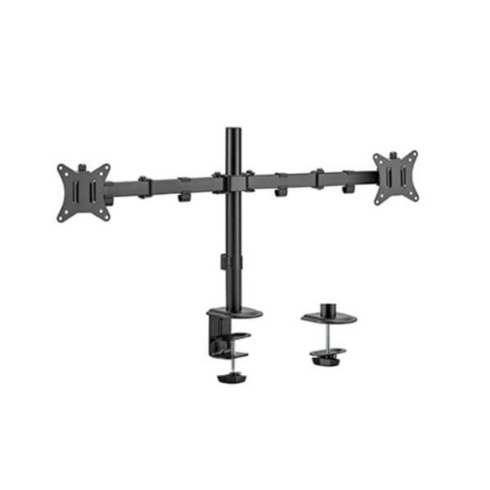 Suport 2 monitoare de masa cu brat flexibil, Blackmount MNT66-2, 17”-32”, max.9kg/ecran, negru