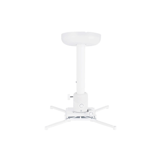 Suport videoproiector de tavan Multibrackets MB-3149, reglabil 30-48cm,max.15kg, alb