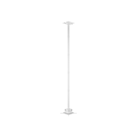 Suport videoproiector de tavan Multibrackets MB-3595, reglabil la inaltime 235cm, max.40kg, alb