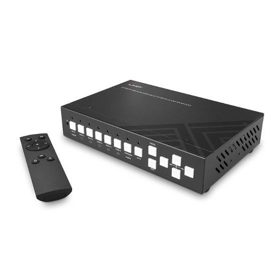 Switch KVM multiview fără îmbinare cu 5 porturi, Lindy 32330