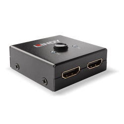 Switch bidirecțional HDMI 18G cu 2 porturi, Lindy 38336
