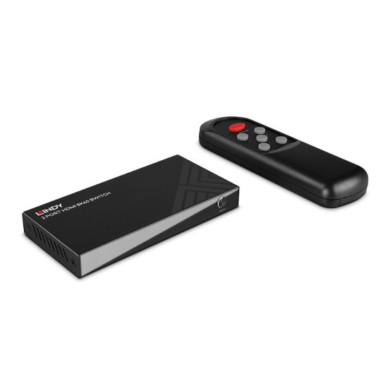 Switch HDMI 8K60 cu 3 porturi, Lindy 38369