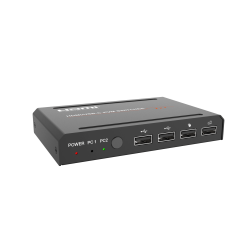 KVM Switcher HDMI/USB-C 2x1 Evoconnect HDC-SWB21HCK