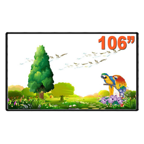 Tabla interactiva 106" EVOBOARD IB-106RS-NP, 16:9, tehnologie tactila IR, 10 puncte de atingere, fara pentray