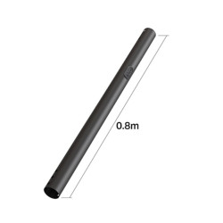 Seria M Pro – Tub de extensie 0,8 m, Multibrackets MB-3804, negru