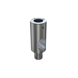 Teava extensie Multibrackets 5402 pentru suporturile cu gas, 10 cm, silver