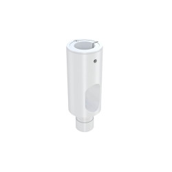 Teava extensie Multibrackets 5419 pentru suporturile cu gas, 10 cm, alb