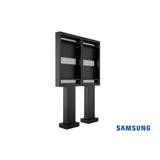 Totem Outdoor Pro Dual pentru Samsung OH55F/B/A-S, Multibrackets MB-6597, 55", max.63kg/stand, antifurt, negru