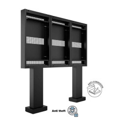 Totem Outdoor Pro Triple pentru LG 55XE4F-M, Multibrackets MB-6992, 55", antifurt, negru