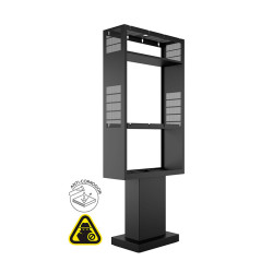 Totem de exterior dublu Multibrackets MB-8140, pentru Samsung 75" OH75A, max.50kg/ecran